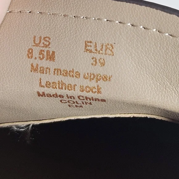 Sam Edelman Colin Preppy Penny Loafers Womens Sz 8.5 Tortoiseshell-Print Career - Picture 5 of 12